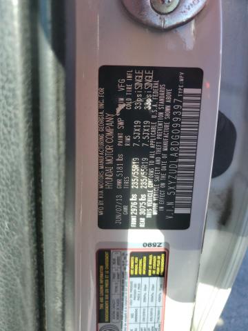 5XYZUDLA8DG099397 - 2013 HYUNDAI SANTA FE SPORT WHITE photo 12