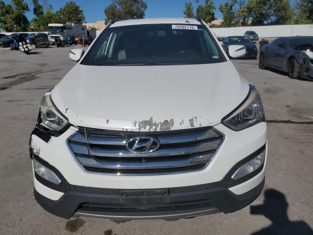 5XYZUDLA8DG099397 - 2013 HYUNDAI SANTA FE SPORT WHITE photo 5