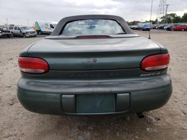 3C3EL45X6TT226064 - 1996 CHRYSLER SEBRING JX GREEN photo 6