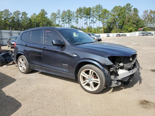 5UXWX7C54E0E76427 - 2014 BMW X3 XDRIVE35I BLUE photo 4