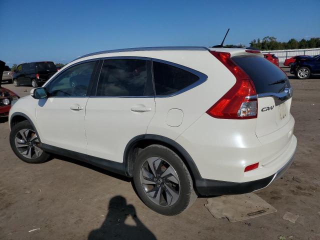 5J6RM4H94FL070141 - 2015 HONDA CR-V TOURING WHITE photo 2