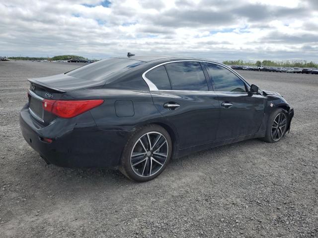 JN1BV7AR8FM410114 - 2015 INFINITI Q50 BASE შავი ფოტო 3