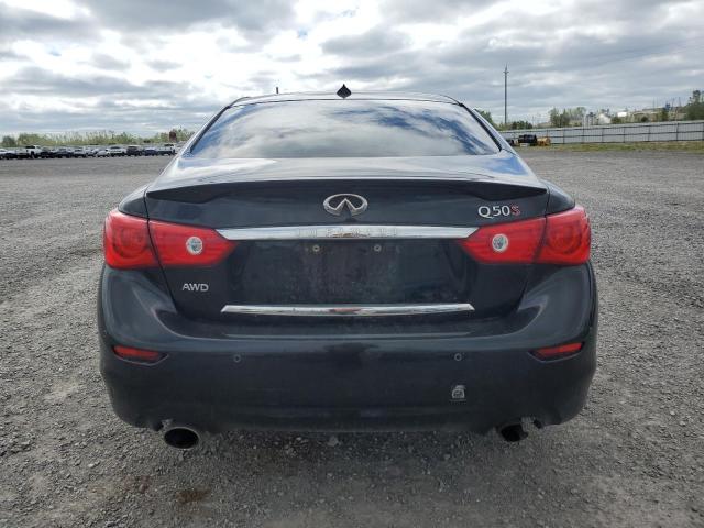 JN1BV7AR8FM410114 - 2015 INFINITI Q50 BASE შავი ფოტო 6
