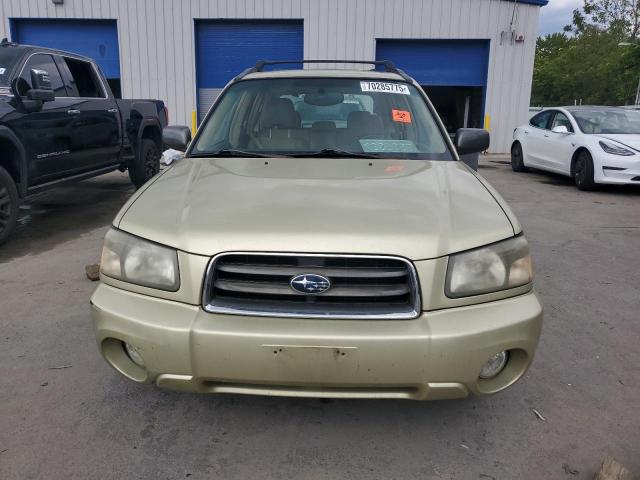 JF1SG65683H750018 - 2003 SUBARU FORESTER 2.5XS Or photo 5