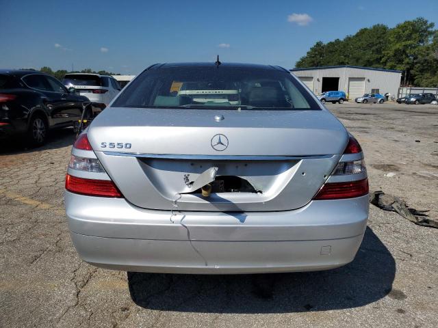 WDDNG71X37A068504 - 2007 MERCEDES-BENZ S 550 SILVER photo 6