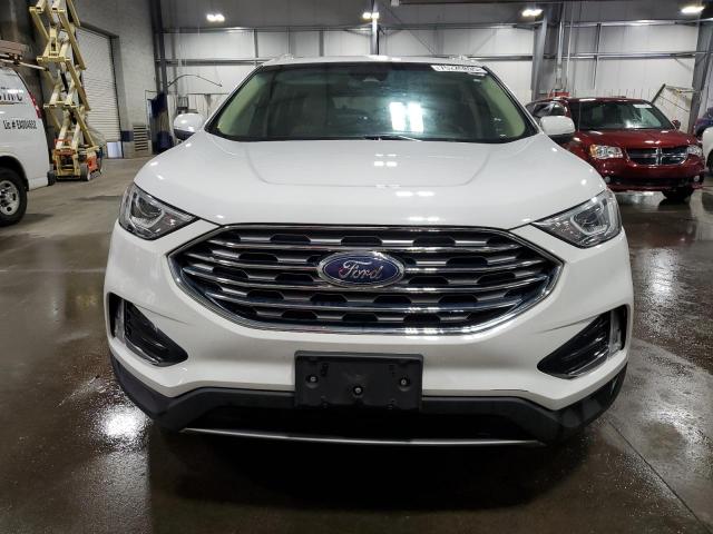 2FMPK4J94KBC10725 - 2019 FORD EDGE SEL WHITE photo 5