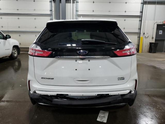2FMPK4J94KBC10725 - 2019 FORD EDGE SEL WHITE photo 6