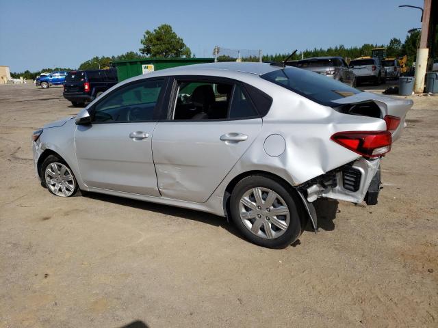 3KPA24AD7NE434387 - 2022 KIA RIO LX GRAY photo 2