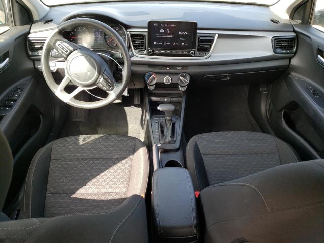 3KPA24AD7NE434387 - 2022 KIA RIO LX GRAY photo 8