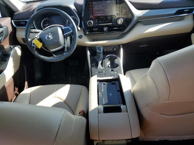 5TDGZRBH6NS594903 - 2022 TOYOTA HIGHLANDER XLE 白色 照片 8