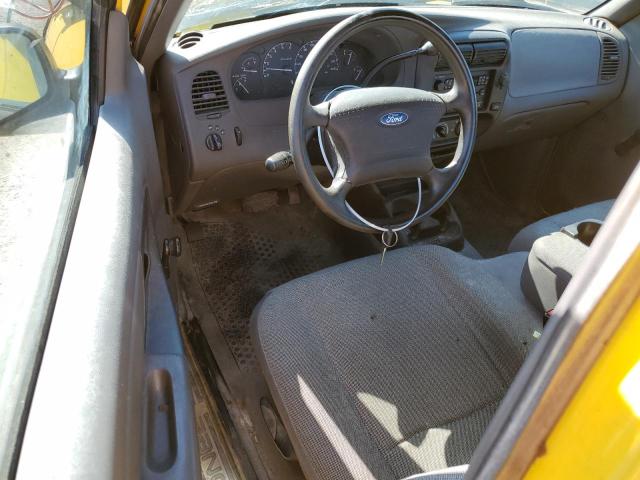 1FTYR10UX2PB04295 - 2002 FORD RANGER YELLOW photo 8