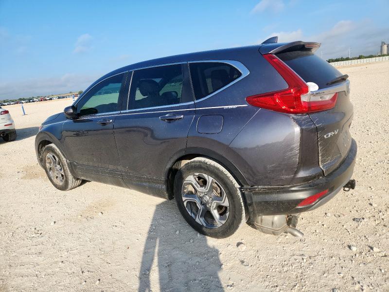 5J6RW1H56KA005710 - 2019 HONDA CR-V EX ნაცრისფერი ფოტო 2