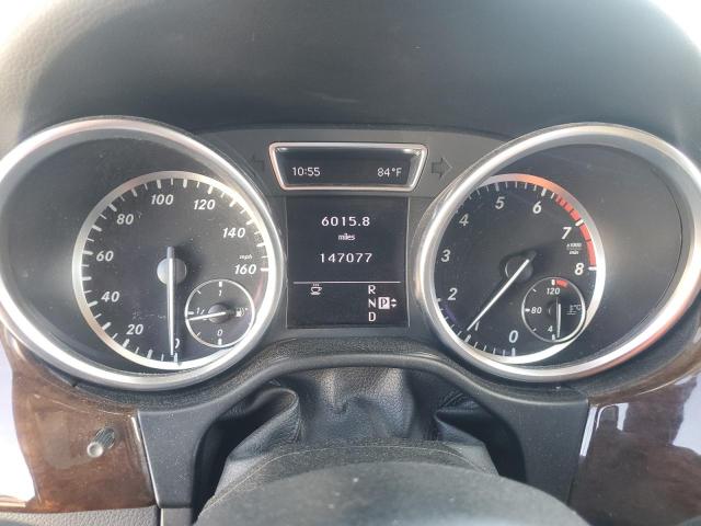 4JGDA5HB1CA087855 - 2012 MERCEDES-BENZ ML 350 4MATIC GRAY photo 9