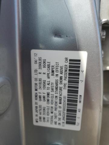 JH4CU2F80CC024181 - 2012 ACURA TSX SE 银色 照片 12