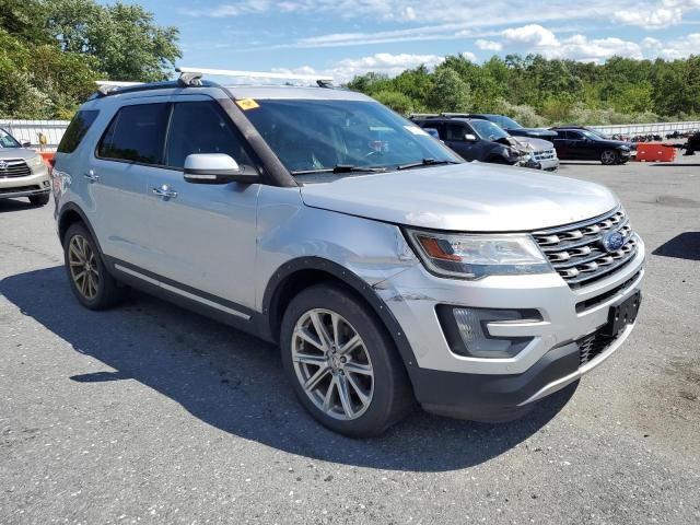 1FM5K8F82GGC49568 - 2016 FORD EXPLORER LIMITED SILVER photo 4