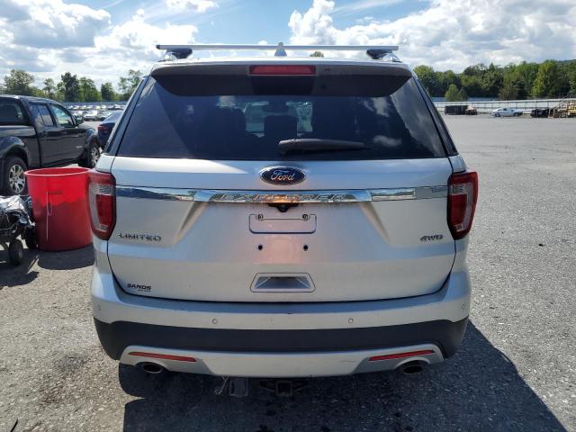 1FM5K8F82GGC49568 - 2016 FORD EXPLORER LIMITED SILVER photo 6