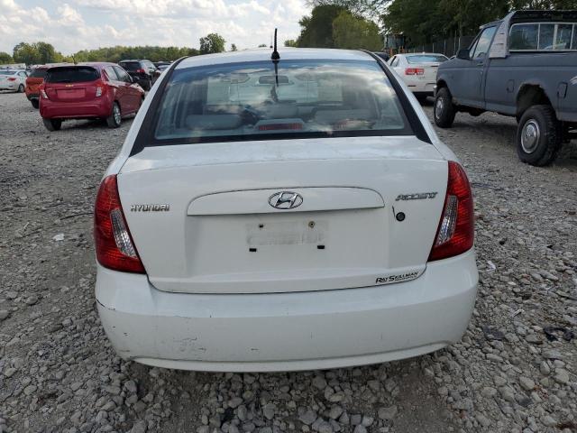 KMHCN46C08U182497 - 2008 HYUNDAI ACCENT GLS WHITE photo 6