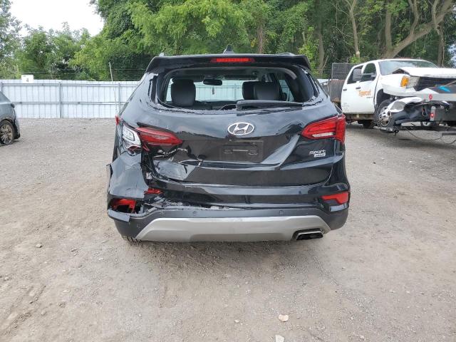 5NMZUDLB0JH054349 - 2018 HYUNDAI SANTA FE SPORT BLACK photo 6