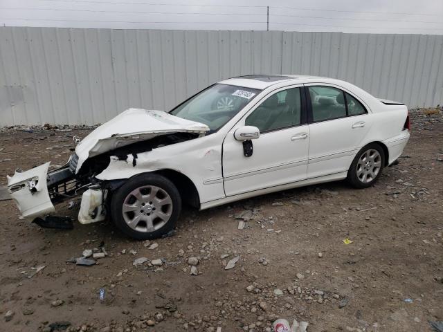 WDBRF87H26F751668 - 2006 MERCEDES-BENZ C 350 4MATIC WHITE photo 1