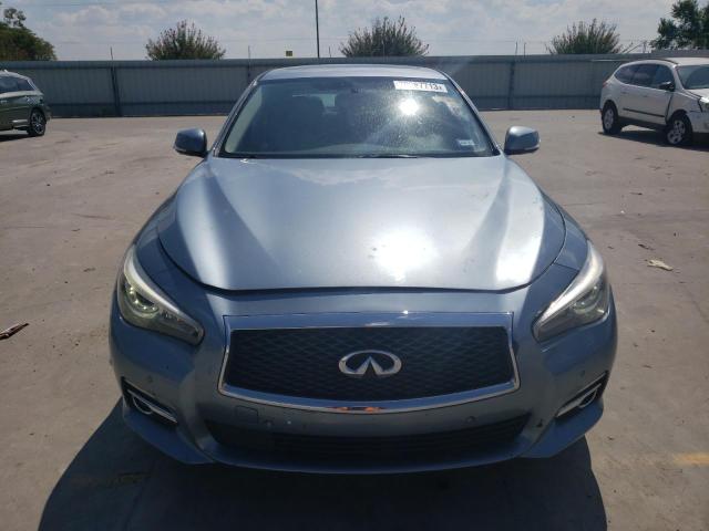 JN1CV7AP8GM203615 - 2016 INFINITI Q50 BASE BLUE photo 5