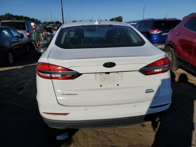 3FA6P0CD3KR260096 - 2019 FORD FUSION SEL WHITE photo 6