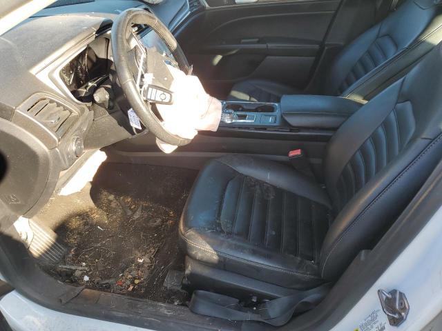 3FA6P0CD3KR260096 - 2019 FORD FUSION SEL WHITE photo 7