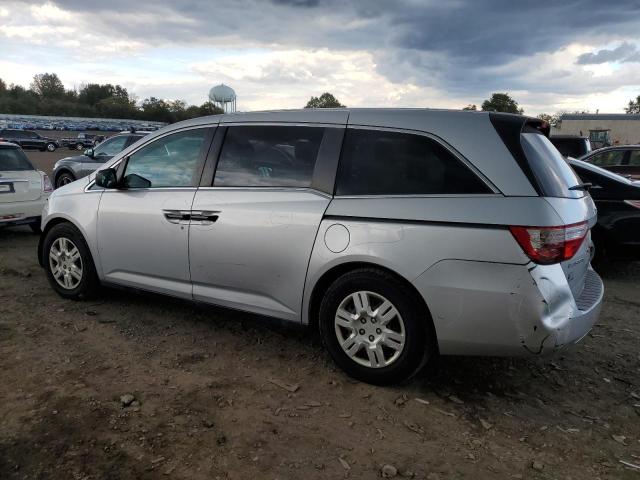 5FNRL5H2XDB084272 - 2013 HONDA ODYSSEY LX SILVER photo 2