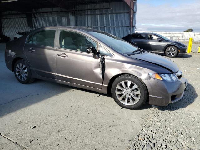 19XFA16839E029507 - 2009 HONDA CIVIC EX Сұр фото 4