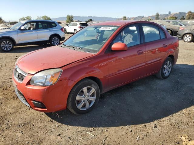 KNADH4A35B6952936 - 2011 KIA RIO BASE RED photo 1