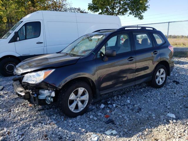 JF2SJABC8GH447742 - 2016 SUBARU FORESTER 2.5I GRAY photo 1