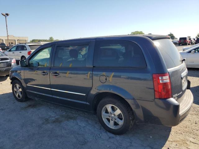 1D8HN54P78B168342 - 2008 DODGE GRAND CARAVAN SXT BLUE photo 2