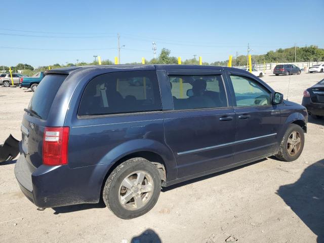 1D8HN54P78B168342 - 2008 DODGE GRAND CARAVAN SXT BLUE photo 3