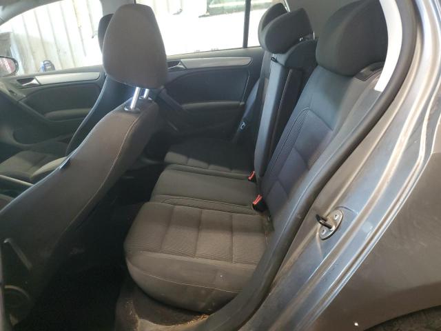 WVWDB7AJXCW121230 - 2012 VOLKSWAGEN GOLF GRAY photo 10