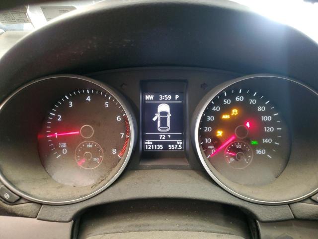 WVWDB7AJXCW121230 - 2012 VOLKSWAGEN GOLF GRAY photo 9