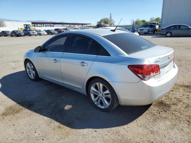 1G1PH5S96B7171189 - 2011 CHEVROLET CRUZE LTZ SILVER photo 2