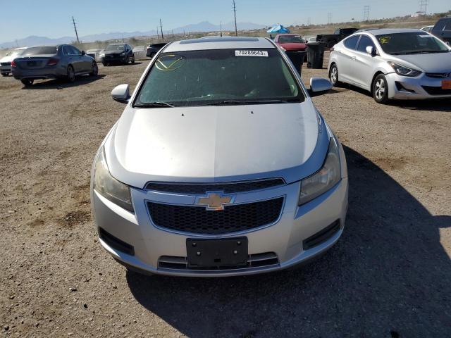 1G1PH5S96B7171189 - 2011 CHEVROLET CRUZE LTZ SILVER photo 5