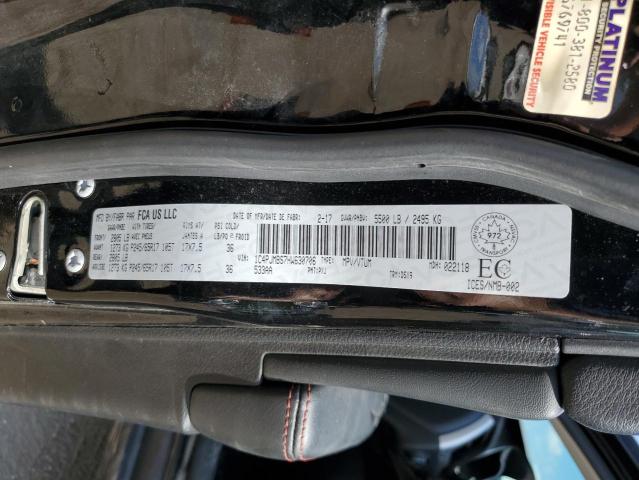 1C4PJMBS7HW630706 - 2017 JEEP CHEROKEE TRAILHAWK BLACK photo 12