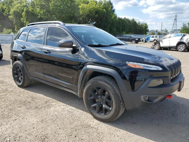 1C4PJMBS7HW630706 - 2017 JEEP CHEROKEE TRAILHAWK BLACK photo 4