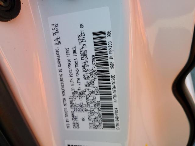 3TYRX5GN0NT056501 - 2022 TOYOTA TACOMA ACCESS CAB თეთრი ფოტო 12