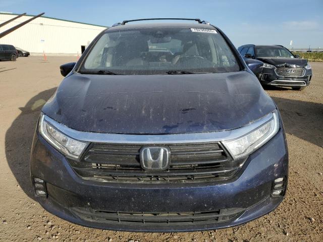 5FNRL6H87NB503612 - 2022 HONDA ODYSSEY TOURING 蓝色 照片 5