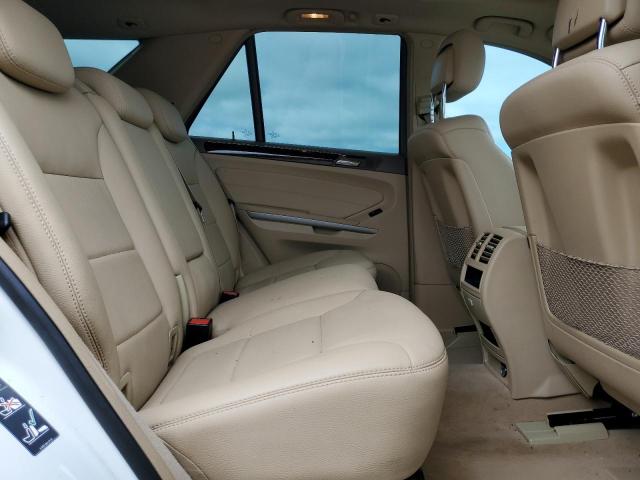 4JGBB8GB4BA725098 - 2011 MERCEDES-BENZ ML 350 4MATIC WHITE photo 10