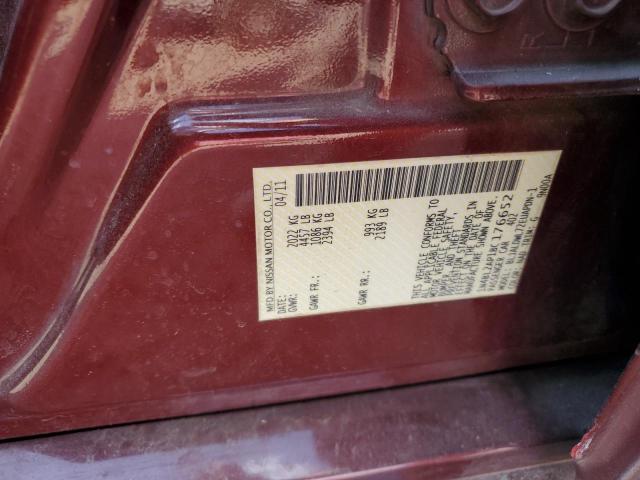 1N4BL2AP1BC176652 - 2011 NISSAN ALTIMA SR PURPLE photo 12