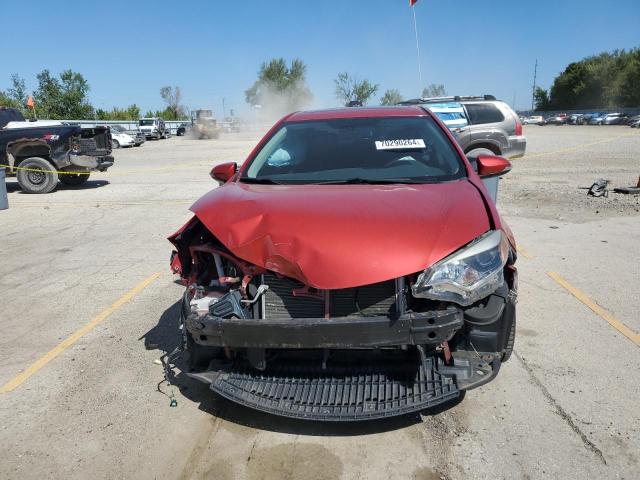 5YFBURHEXEP100363 - 2014 TOYOTA COROLLA L RED photo 5