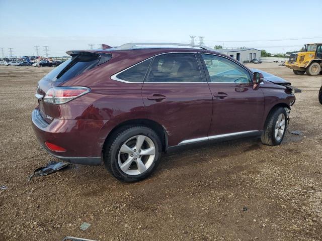 2T2BK1BA4FC343726 - 2015 LEXUS RX 350 BASE მუქწითელი ფოტო 3