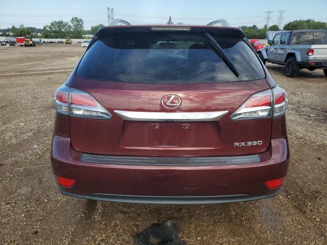 2T2BK1BA4FC343726 - 2015 LEXUS RX 350 BASE მუქწითელი ფოტო 6