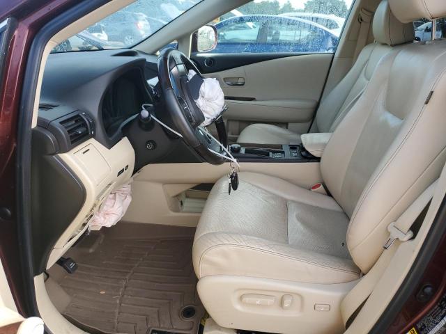 2T2BK1BA4FC343726 - 2015 LEXUS RX 350 BASE მუქწითელი ფოტო 7