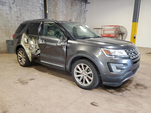 1FM5K7FHXHGC08892 - 2017 FORD EXPLORER LIMITED CHARCOAL photo 4