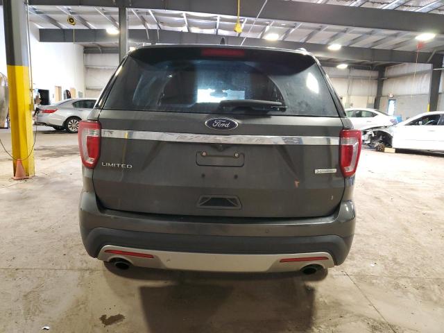 1FM5K7FHXHGC08892 - 2017 FORD EXPLORER LIMITED CHARCOAL photo 6