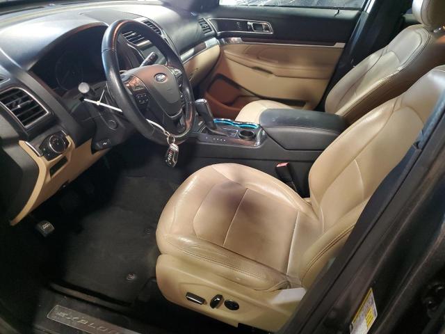 1FM5K7FHXHGC08892 - 2017 FORD EXPLORER LIMITED CHARCOAL photo 7