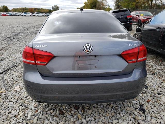 1VWBV7A36FC019717 - 2015 VOLKSWAGEN PASSAT SE GRAY photo 6